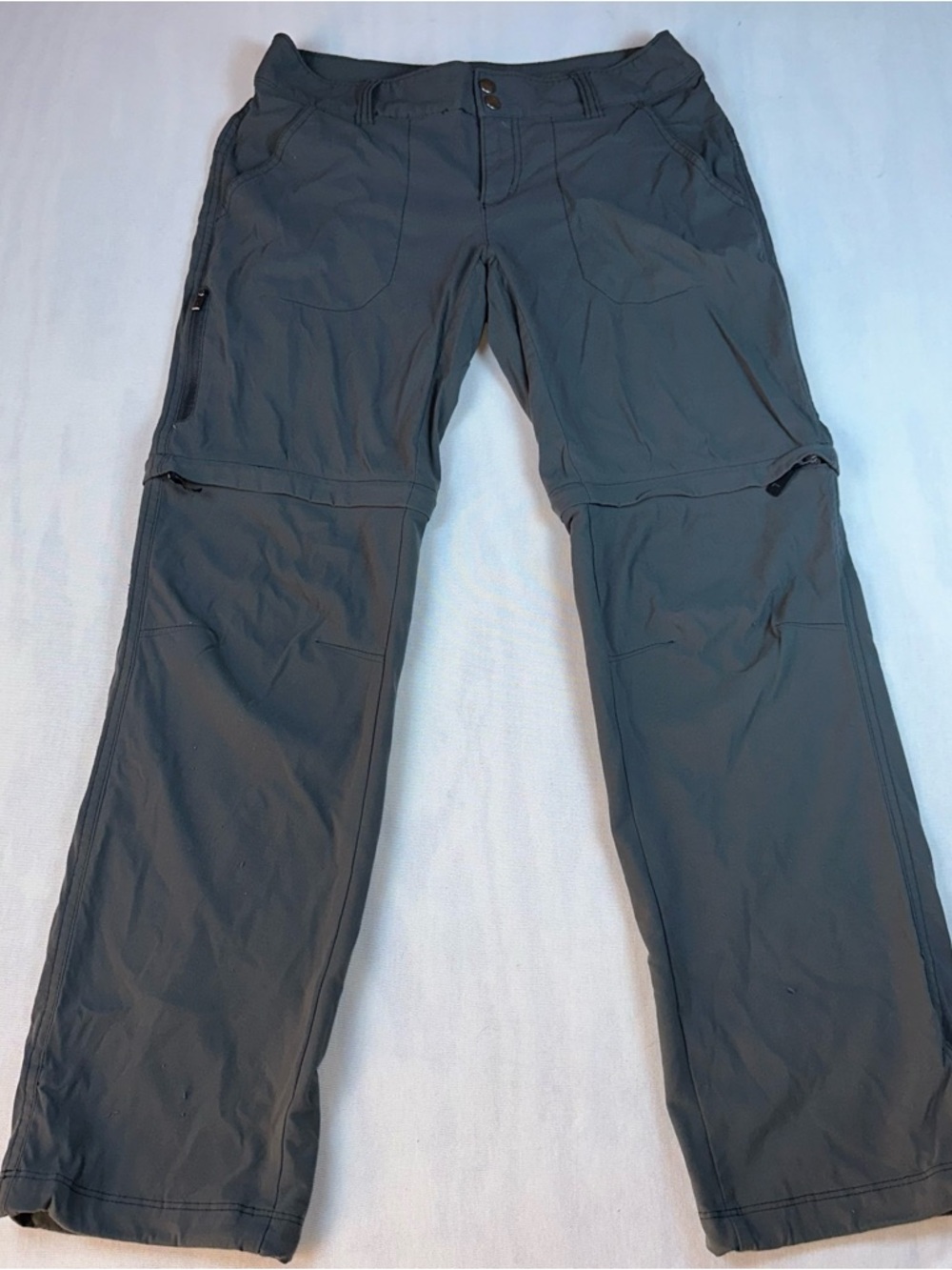 Columbia Women’s Dark Gray Saturday Trail II Convertible Pants Size: 8 Short